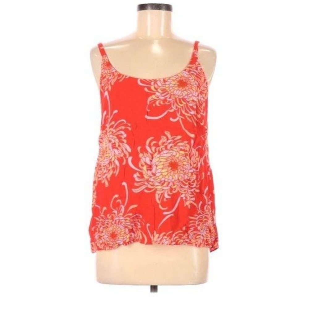 CABI Sleeveless Floral Lotus Cami